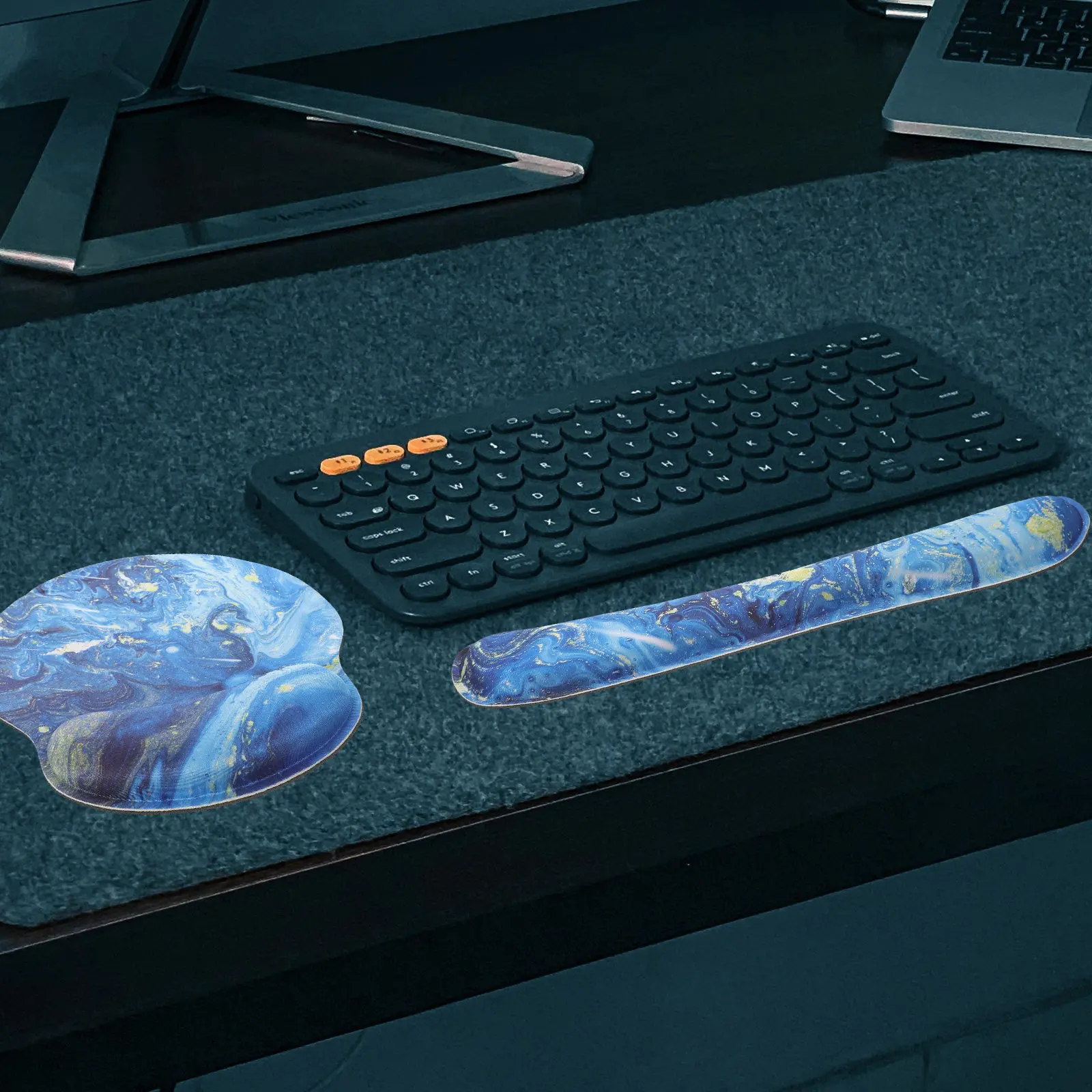 Wrist Rest Keyboard Mouse Pad Set Computer Support Cotton Rubber Ergonomic H Wrist Fatigue Reliever Premium Gaming
Wrist Rest Keyboard Mouse Pad Set Computer Support Cotton Rubber Ergonomic H Wrist Fatigue Reliever Premium Gaming
