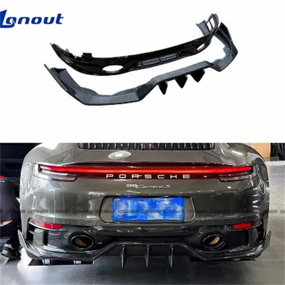 Dry Forged Carbon Fiber Rear Diffuser for Porsche 992 911 2019+ Carrera Body Parts Rear Bumper Lip Spoiler Car Bodykit
Dry Forged Carbon Fiber Rear Diffuser for Porsche 992 911 2019+ Carrera Body Parts Rear Bumper Lip Spoiler Car Bodykit