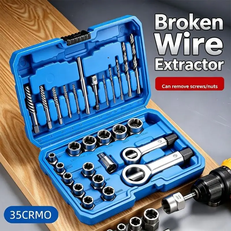 Heavy Duty Nut and Bolt Removers Tool Nut Extractor for Automotive Motorcycle and Home Repair Applications M4YD
Heavy Duty Nut and Bolt Removers Tool Nut Extractor for Automotive Motorcycle and Home Repair Applications M4YD