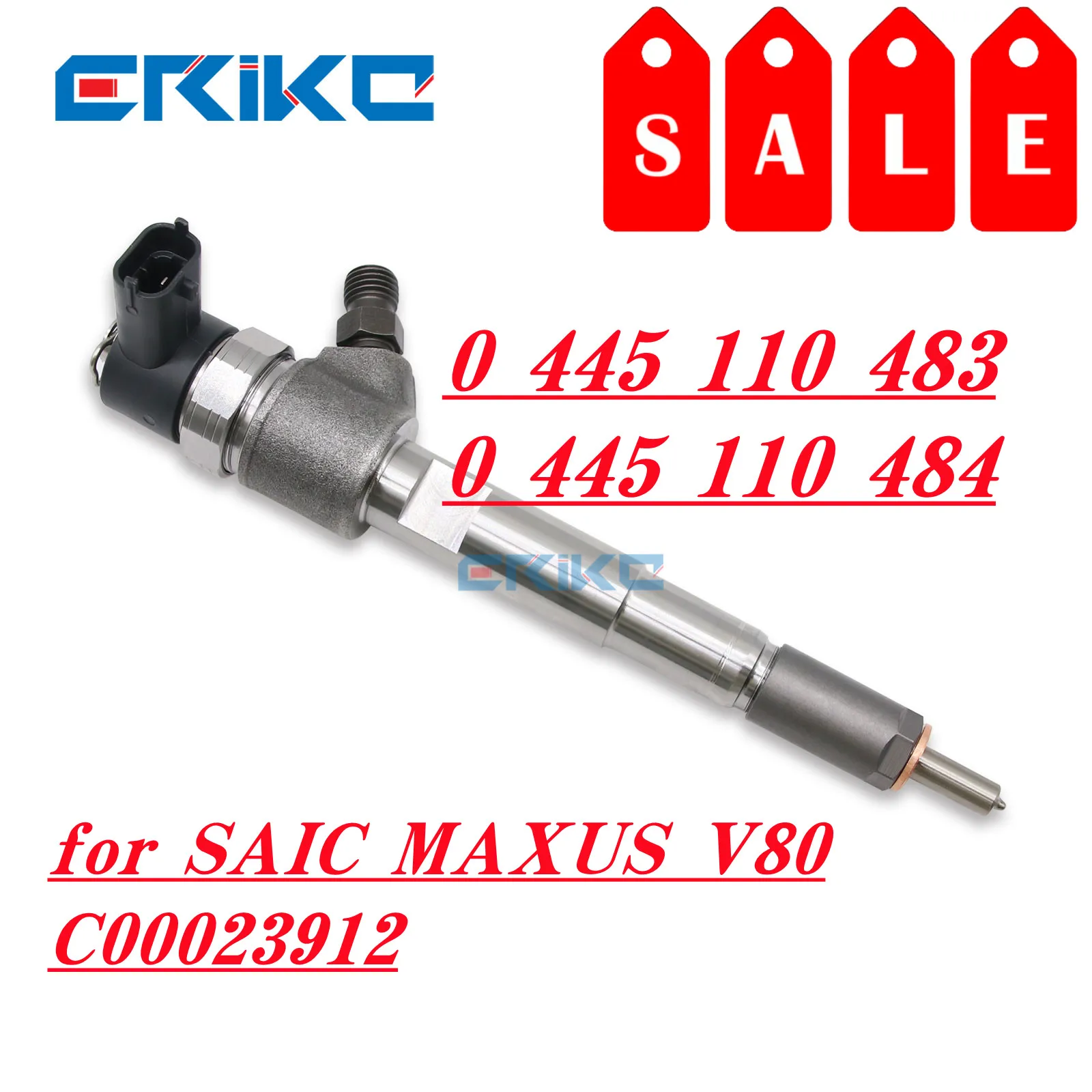 0445110483 0445110484 Diesel Injector Assy 0 445 110 483, 0 445 110 484 Fuel Nozzle Assy for SAIC MAXUS V80 C00023912
0445110483 0445110484 Diesel Injector Assy 0 445 110 483, 0 445 110 484 Fuel Nozzle Assy for SAIC MAXUS V80 C00023912