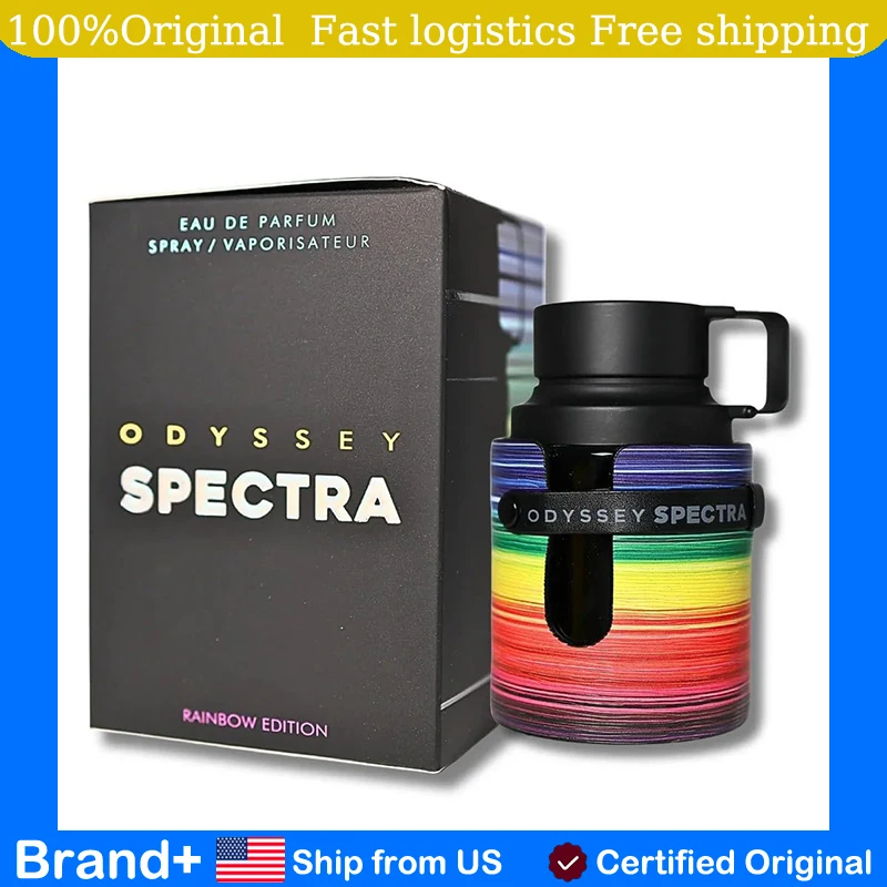 Original Arabic Perfume Armaf Odyssey Spectra Rainbow Edition for Unisex Eau De Parfum Spray 3.4 Ounce luxury brand perfume high quality perfume Long Lasting Fragrance for Evening Spicy Amber Cologne Pheromone Hair and body spray Birthday gift Portable
Original Arabic Perfume Armaf Odyssey Spectra Rainbow Edition for Unisex Eau De Parfum Spray 3.4 Ounce luxury brand perfume high quality perfume Long Lasting Fragrance for Evening Spicy Amber Cologne Pheromone Hair and body spray Birthday gift Portable