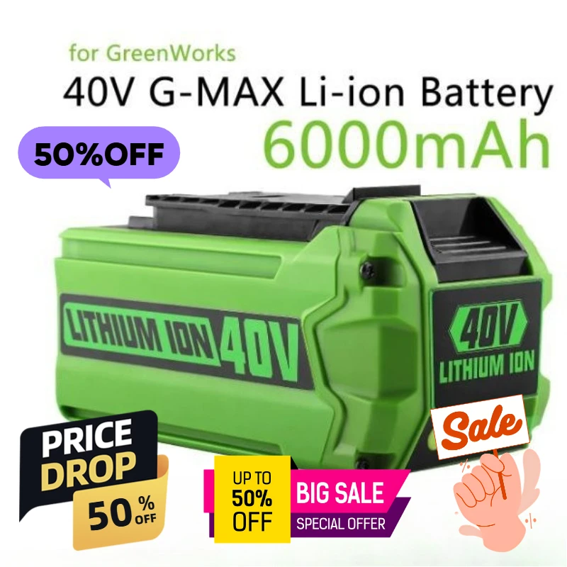 Rechargeable Batteries For Greenworks 40V Lithium Battery 19-inch Push Lawn Mower Electric Garden Tool for Grass Cutting
Rechargeable Batteries For Greenworks 40V Lithium Battery 19-inch Push Lawn Mower Electric Garden Tool for Grass Cutting