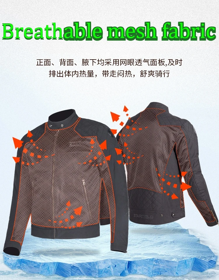 Motorcycle cycling suit summer men mesh cycling suit anti-drop breathable knight equipment locomotive suit
Motorcycle cycling suit summer men mesh cycling suit anti-drop breathable knight equipment locomotive suit