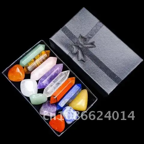Natural Stone Reiki Seven Chakra Hexagonal Column Crystal Power Stone Polishing Rock Quartz Yoga Energy Bead Gemstones Home Deco
Natural Stone Reiki Seven Chakra Hexagonal Column Crystal Power Stone Polishing Rock Quartz Yoga Energy Bead Gemstones Home Deco