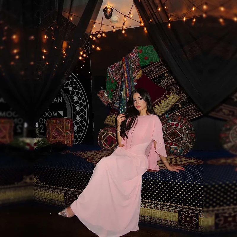 Elegant Women Skirt Set Pink Shawl Ruffled Square Neck Short Sleeve A-line Long Robe 2026 Summer Women's Evening Two Piece Suit
Elegant Women Skirt Set Pink Shawl Ruffled Square Neck Short Sleeve A-line Long Robe 2026 Summer Women's Evening Two Piece Suit