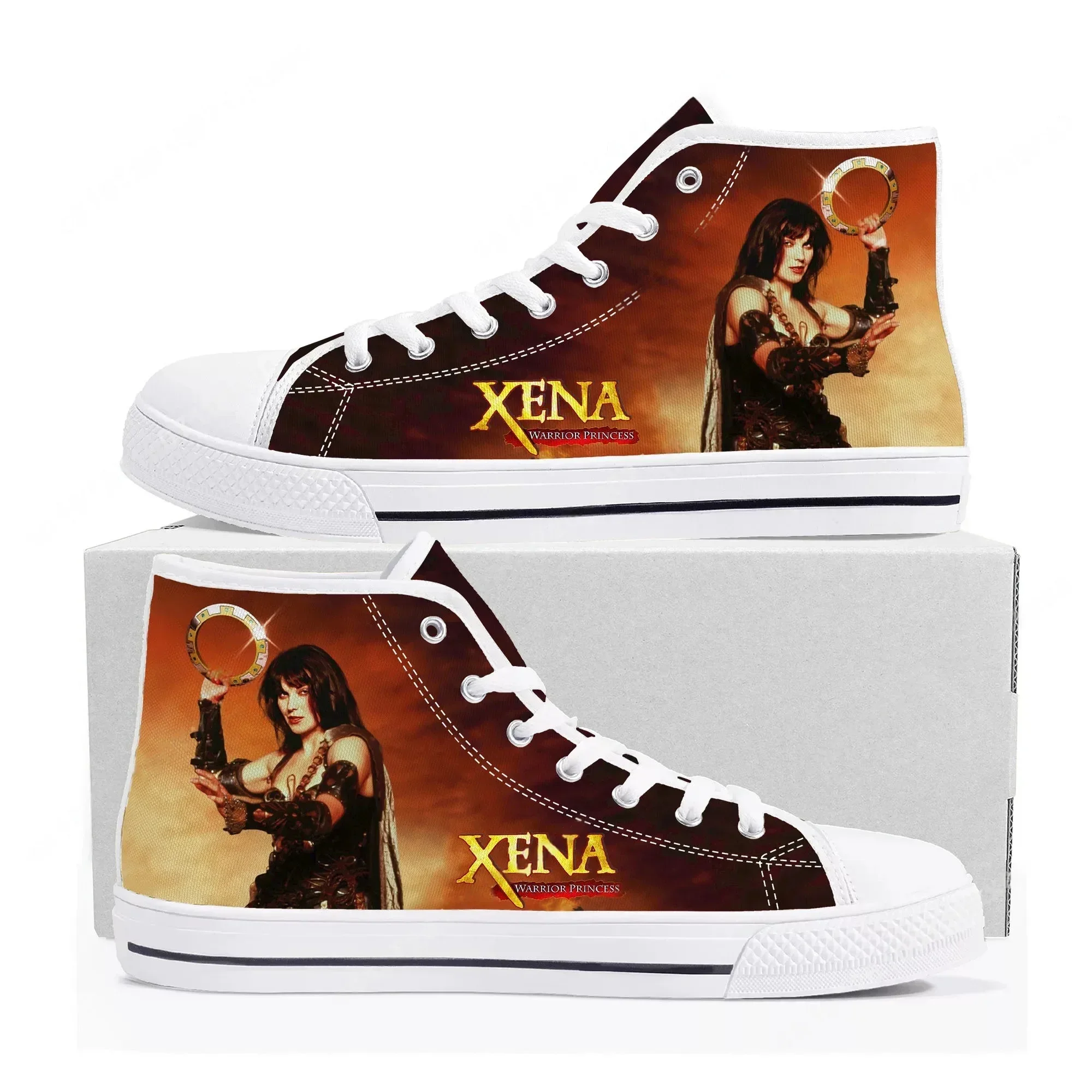 Xena Warrior Princess High Top Sneakers Mens Womens Teenager High Quality Gabrielle Canvas Sneaker Casual Shoe Customize Shoes
Xena Warrior Princess High Top Sneakers Mens Womens Teenager High Quality Gabrielle Canvas Sneaker Casual Shoe Customize Shoes