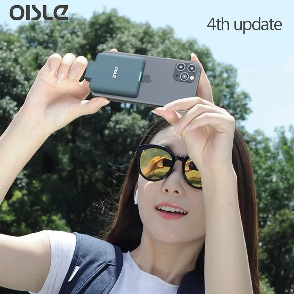 OISLE New 4th Portable Backup External Battery Charger Cases Power Bank for iPhone X XS max 11 Pro 6 7 8 Plus SE2 /Huawei/Xiaomi
OISLE New 4th Portable Backup External Battery Charger Cases Power Bank for iPhone X XS max 11 Pro 6 7 8 Plus SE2 /Huawei/Xiaomi