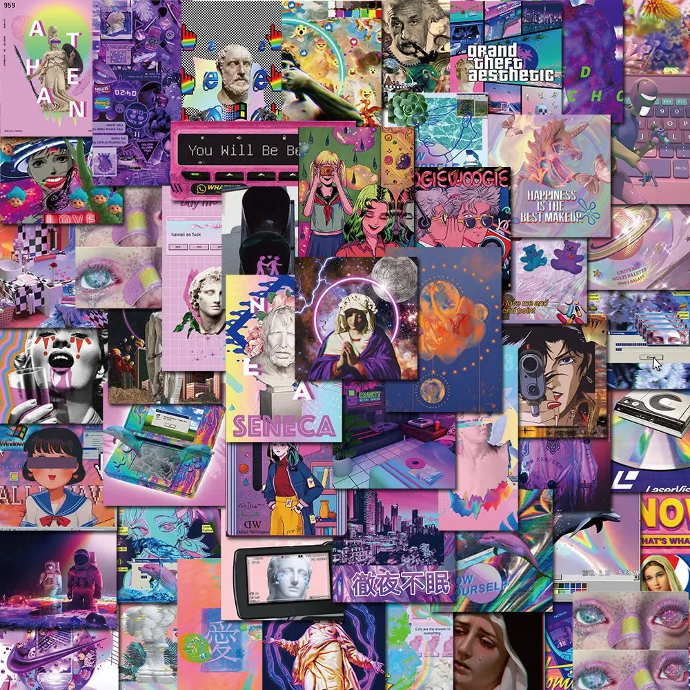 10/30/50pcs INS Style Steam Wave Graffiti Stickers Creative Pattern Waterproof Sticker for Luggage Phone Helmet Cool Decals Toy
10/30/50pcs INS Style Steam Wave Graffiti Stickers Creative Pattern Waterproof Sticker for Luggage Phone Helmet Cool Decals Toy