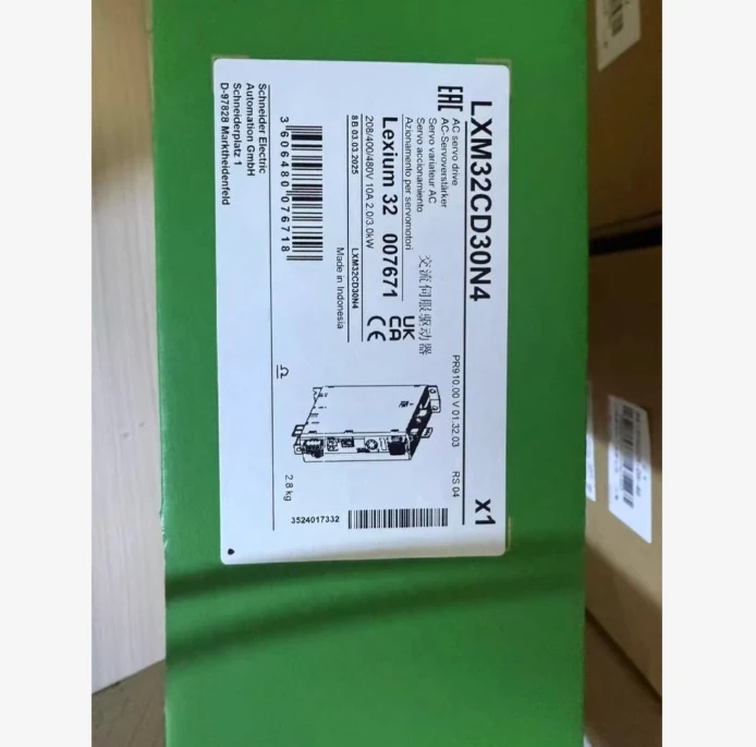 Новый оригинальный сервопривод LXM32CD30N4 Lexium 32, 30А, 208-480В, 3кВт
Новый оригинальный сервопривод LXM32CD30N4 Lexium 32, 30А, 208-480В, 3кВт