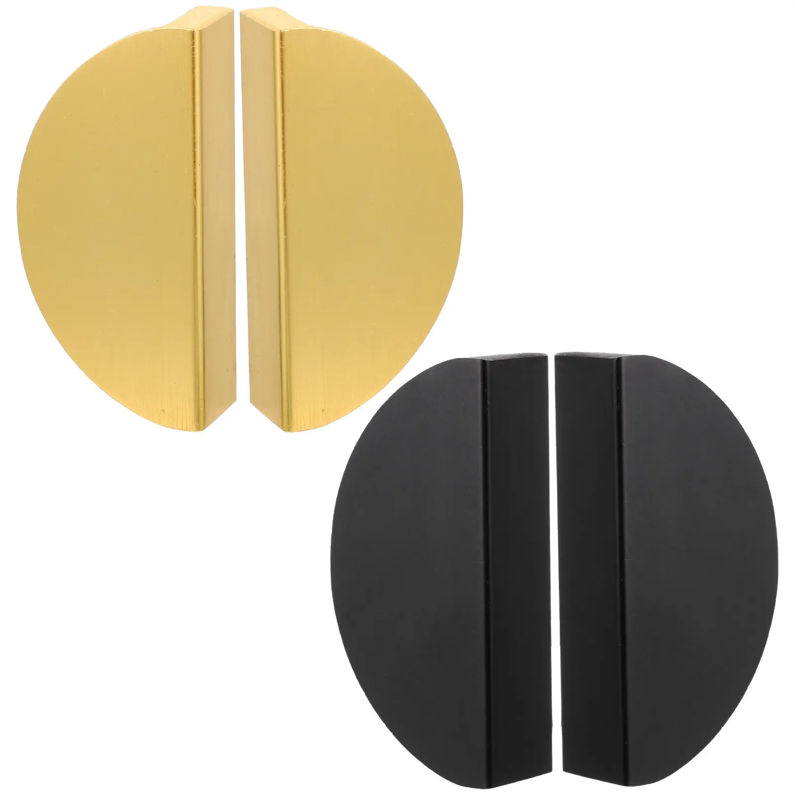 4Pcs Aluminum Alloy Cabinet Pulls Semicircle Door Knobs for Dresser Drawer Cupboard Wardrobe Furniture Handles Decorative Small
4Pcs Aluminum Alloy Cabinet Pulls Semicircle Door Knobs for Dresser Drawer Cupboard Wardrobe Furniture Handles Decorative Small