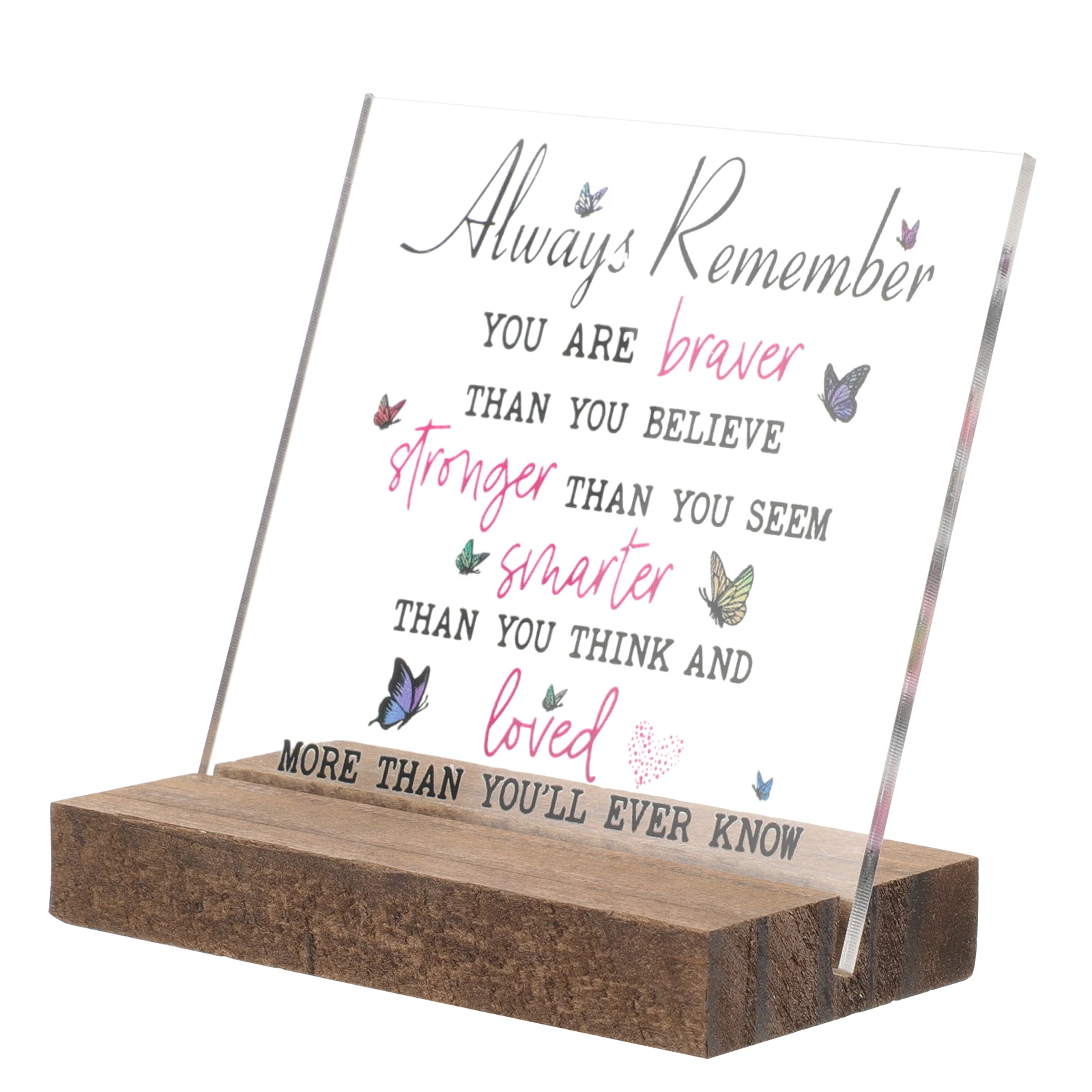 Inspirational Office Desk Sign Decor Motivational Plaque Acrylic Material Clear Text Graphics Easy Storage Household Office Use
Inspirational Office Desk Sign Decor Motivational Plaque Acrylic Material Clear Text Graphics Easy Storage Household Office Use