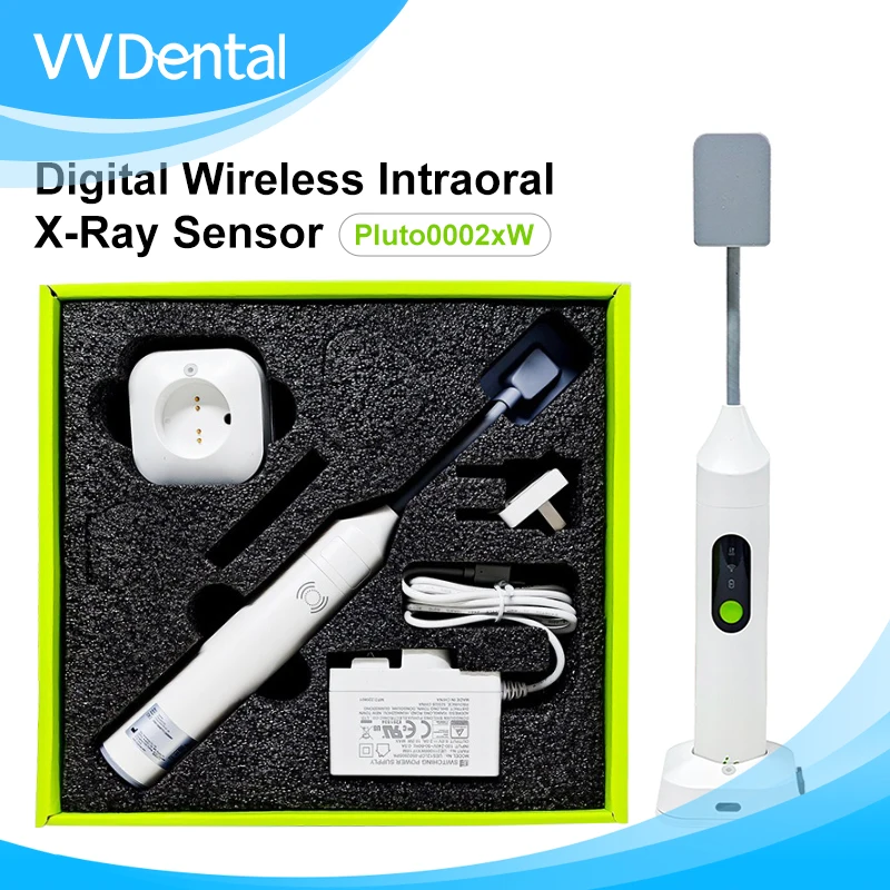  Беспроводной датчик VVDental — Wi-Fi, диапазон 3 метров, портативная рентгеновская съемка, беспроводная зарядка, диагностика изображений высокой четкости
Беспроводной датчик VVDental — Wi-Fi, диапазон 3 метров, портативная рентгеновская съемка, беспроводная зарядка, диагностика изображений высокой четкости 