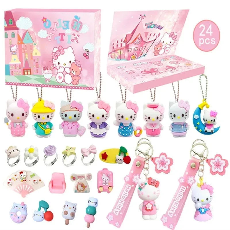 24pcs Cartoon Sanrios Anime Hello Kitty Christmas Advent Calendar Kawaii Figures Keychain Halloween Toys Dolls Birthday Gift
24pcs Cartoon Sanrios Anime Hello Kitty Christmas Advent Calendar Kawaii Figures Keychain Halloween Toys Dolls Birthday Gift