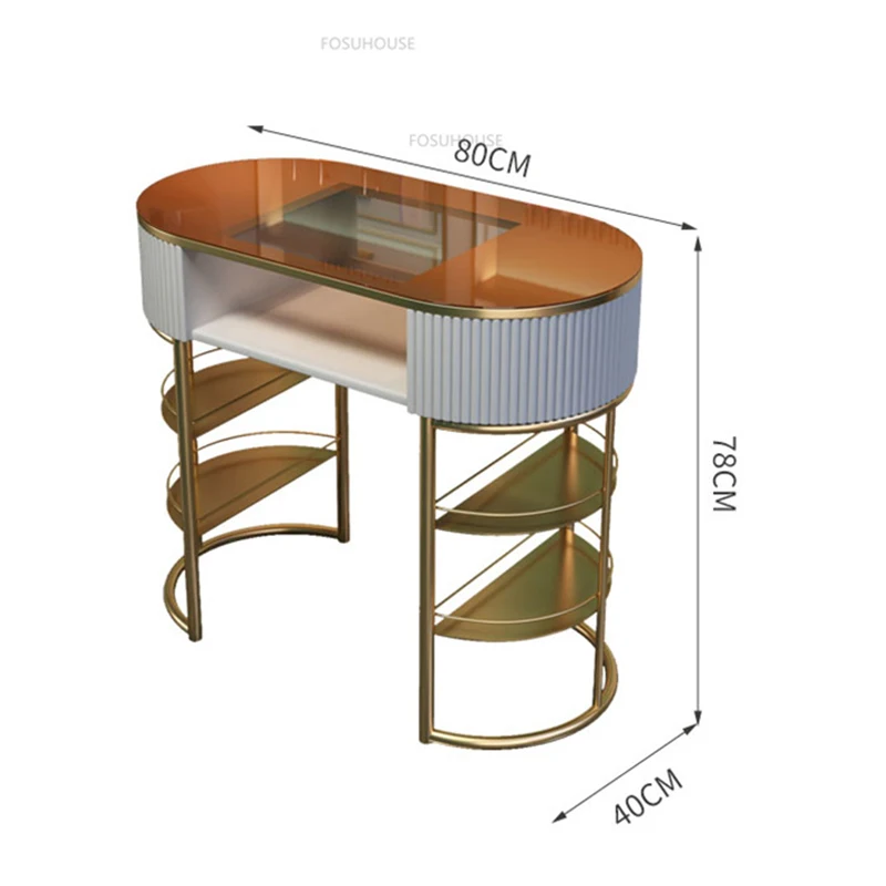 Modern Tempered Glass Manicure Tables for Commercial Nail Table Economical Wrought Iron Light Luxury Upscale Creative Nail Table
Modern Tempered Glass Manicure Tables for Commercial Nail Table Economical Wrought Iron Light Luxury Upscale Creative Nail Table