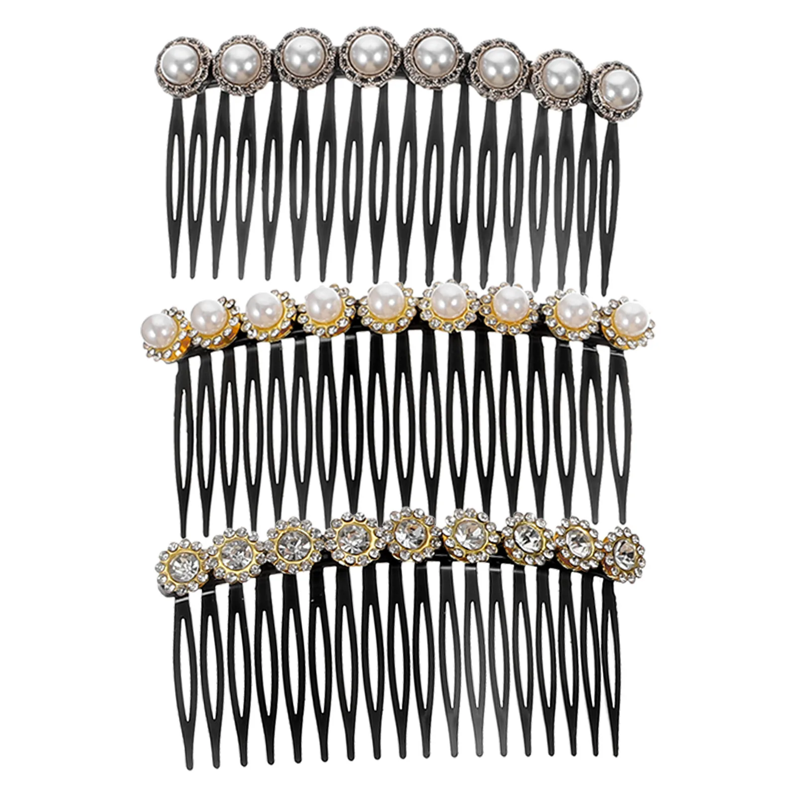 3 Pcs Back Head Hair Combs Pearl Plastic Side Accessories for Women Girls Wedding Party Hairdress Hair Care Styling Tool
3 Pcs Back Head Hair Combs Pearl Plastic Side Accessories for Women Girls Wedding Party Hairdress Hair Care Styling Tool
