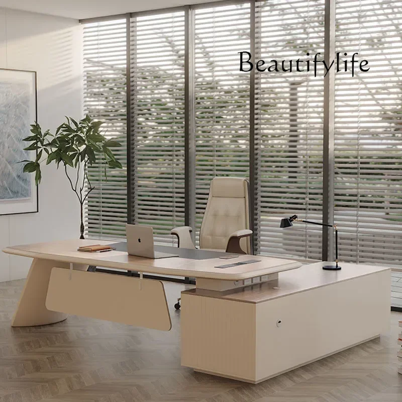 X Korean Boss Office Desk1.8m Long Minimalist Modern Luxurious Computer Desk Chair Combination Aesthetic Ufficio Hotel Furnitur
X Korean Boss Office Desk1.8m Long Minimalist Modern Luxurious Computer Desk Chair Combination Aesthetic Ufficio Hotel Furnitur