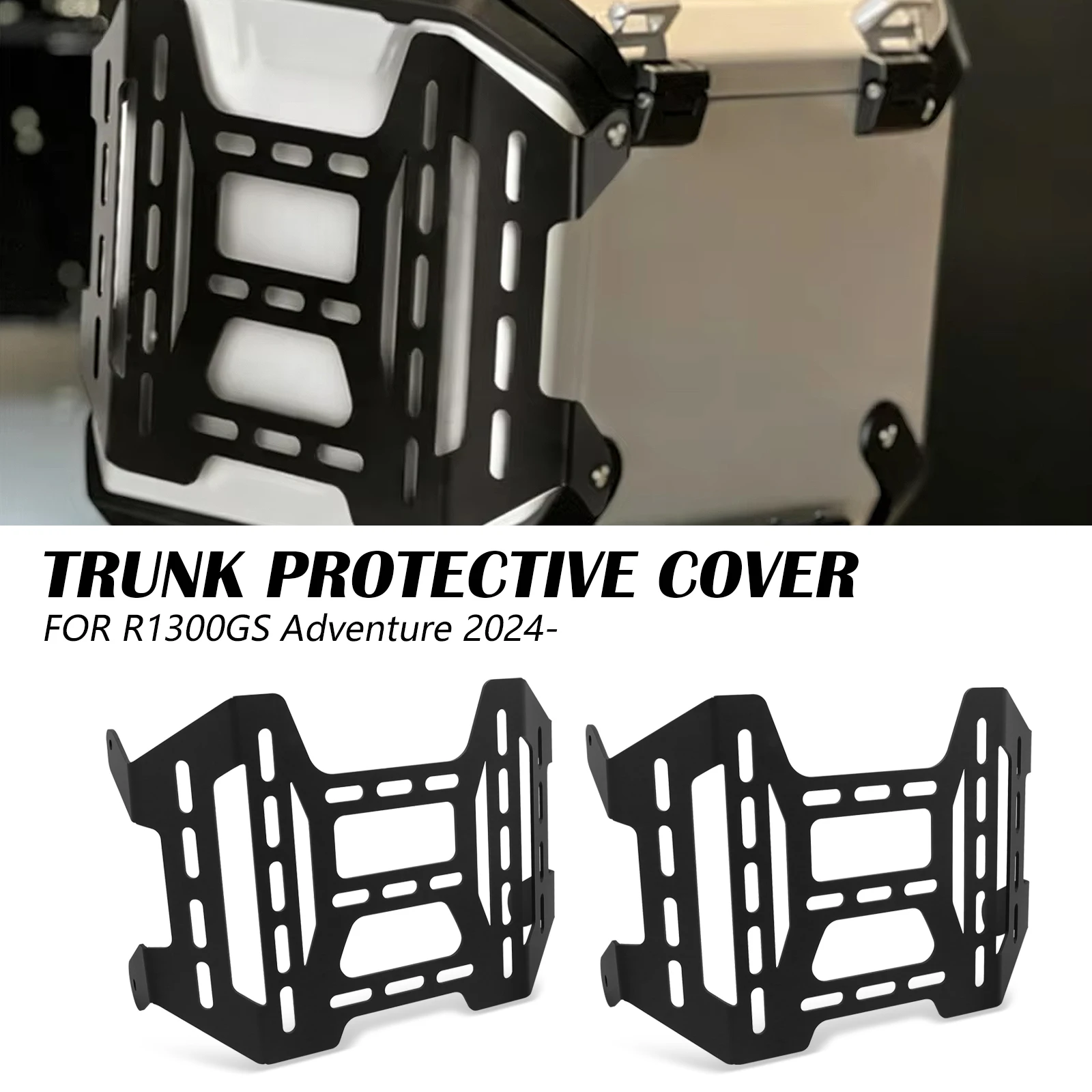 For BMW R1300GS Adventure 2024-2026 Top Box Protective Cover Rear Luggage Case Aluminum Tail Box Protector Accessories
For BMW R1300GS Adventure 2024-2026 Top Box Protective Cover Rear Luggage Case Aluminum Tail Box Protector Accessories