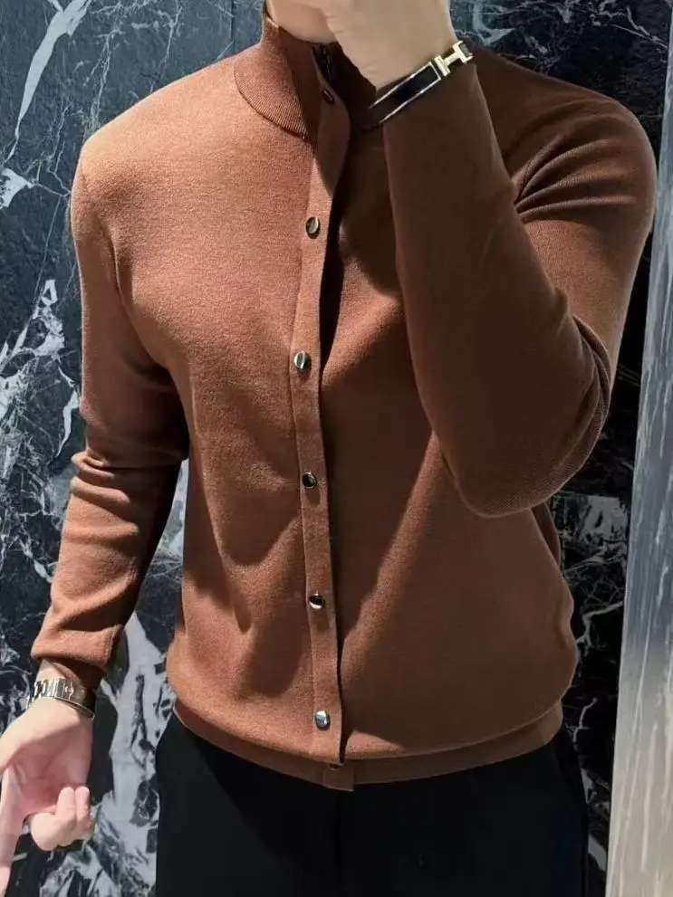 Faionable Comfortable Men's Knitted Sweater Stand Collar Casual Sle Autumn Winter New Arrival Youth Vitali Thin Yarn Lo...
Faionable Comfortable Men's Knitted Sweater Stand Collar Casual Sle Autumn Winter New Arrival Youth Vitali Thin Yarn Lo...