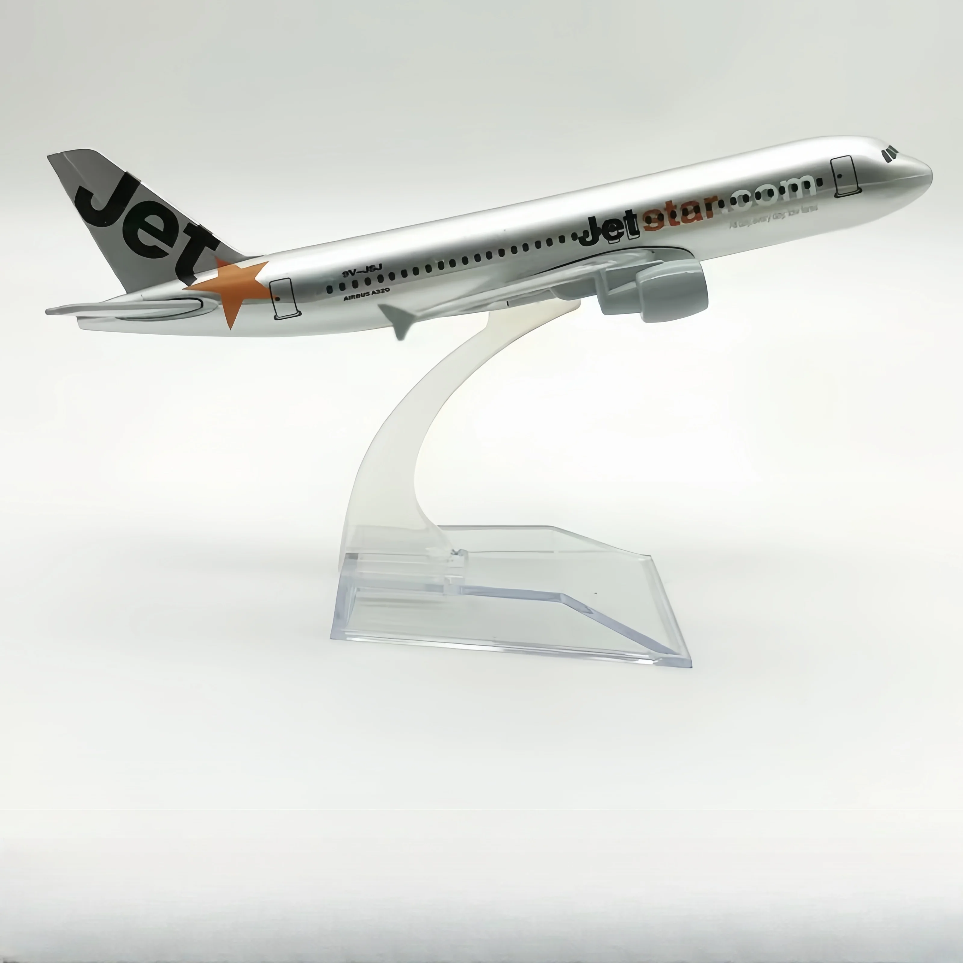 16CM Alloy Aircraft Model Jetstar A320 Passenger Plane Static Display 1:400 Scale Model Collection
16CM Alloy Aircraft Model Jetstar A320 Passenger Plane Static Display 1:400 Scale Model Collection