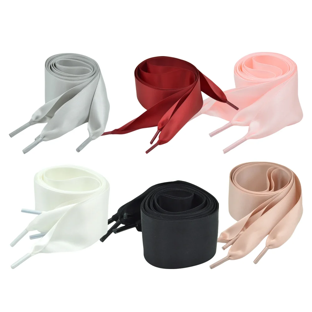 6 Pairs Satin Laces Shoe Ribbon Shoelaces for Sneakers Girl Polyester Black Pink Miss Flat
6 Pairs Satin Laces Shoe Ribbon Shoelaces for Sneakers Girl Polyester Black Pink Miss Flat