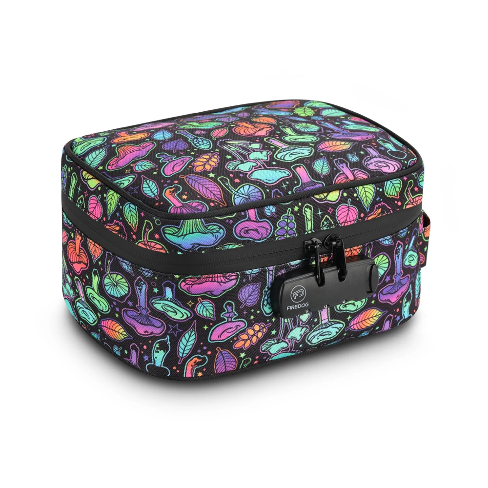 Large Smell Proof Case With Lock Mushroom Print Travel Portable Storage Bag with Handle
Large Smell Proof Case With Lock Mushroom Print Travel Portable Storage Bag with Handle