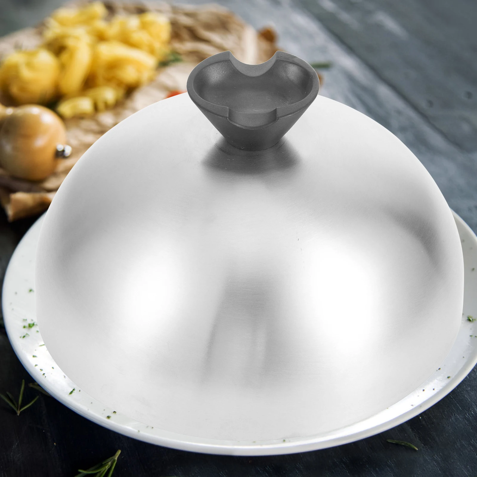 Stainless Steel Food Cover Anti-Splashing Cover Kitchen Utensil Bbq Steak Dome Hygienic Lid Home Restaurant Use
Stainless Steel Food Cover Anti-Splashing Cover Kitchen Utensil Bbq Steak Dome Hygienic Lid Home Restaurant Use