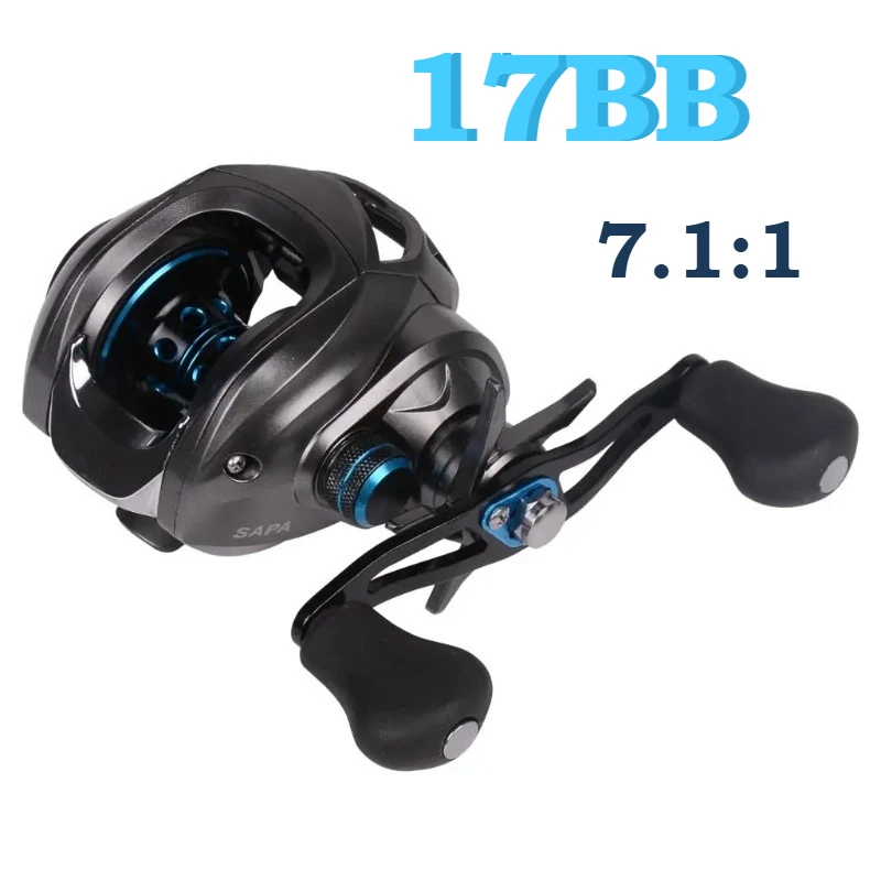 Right or Left Baitcasting Reel 17BB 7.1:1 Bait Casting Fishing Reel Magnetic Brake 12LBS Power Drag Fishing Reel Fishing Tools
Right or Left Baitcasting Reel 17BB 7.1:1 Bait Casting Fishing Reel Magnetic Brake 12LBS Power Drag Fishing Reel Fishing Tools
