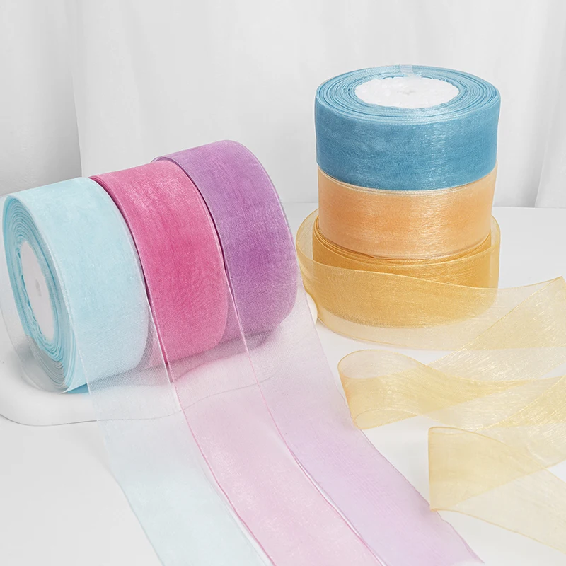 50Yards/Roll 4cm Organza Ribbons for Gift Wrapping Decoration Wedding Bouquets Party Wreath DIY Clothing Decoration Fabric
50Yards/Roll 4cm Organza Ribbons for Gift Wrapping Decoration Wedding Bouquets Party Wreath DIY Clothing Decoration Fabric