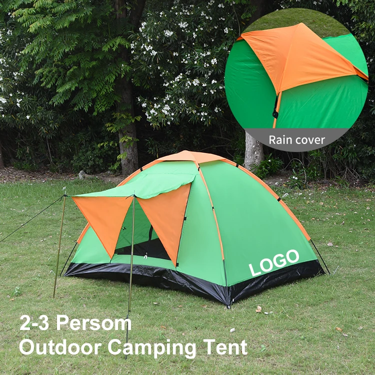 190T Polyester Water-Resistant 2-3 Person Outdoor Camping Tent Easy Setup For Family Backpacking And Hiking
190T Polyester Water-Resistant 2-3 Person Outdoor Camping Tent Easy Setup For Family Backpacking And Hiking