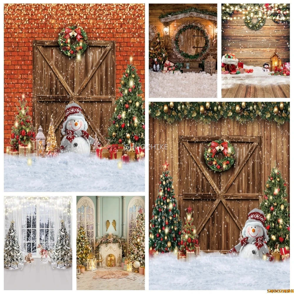Christmas Backdrop Xmas Tree Gift Brick Wall Wood Floor Fireplace Winter Snow Baby Family Party Christmas Photography Background
Christmas Backdrop Xmas Tree Gift Brick Wall Wood Floor Fireplace Winter Snow Baby Family Party Christmas Photography Background