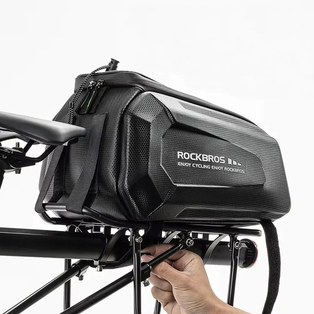 bike bag Hard Shell Bicycle frame Bag 9L Cycling Rear Seat Bag Large Capacity Travel Bag With Rain Cover - Bicycle accessories
bike bag Hard Shell Bicycle frame Bag 9L Cycling Rear Seat Bag Large Capacity Travel Bag With Rain Cover - Bicycle accessories