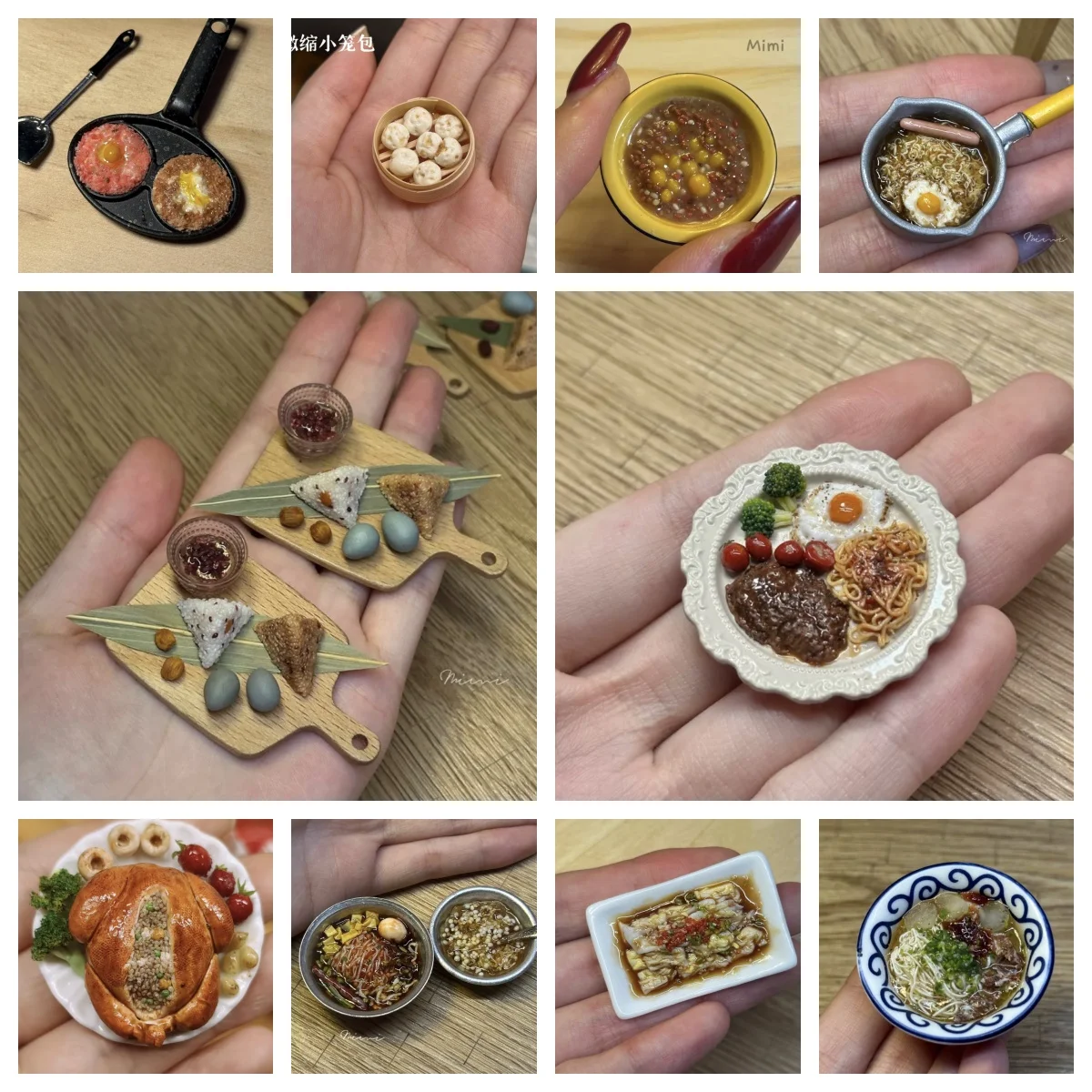 Handmade 1:6 Chinese & Western Miniature Feast: Steak Pasta, Rice Noodle Rolls, Soup Dumplings & Snail Noodles for BJD Dollhouse
Handmade 1:6 Chinese & Western Miniature Feast: Steak Pasta, Rice Noodle Rolls, Soup Dumplings & Snail Noodles for BJD Dollhouse