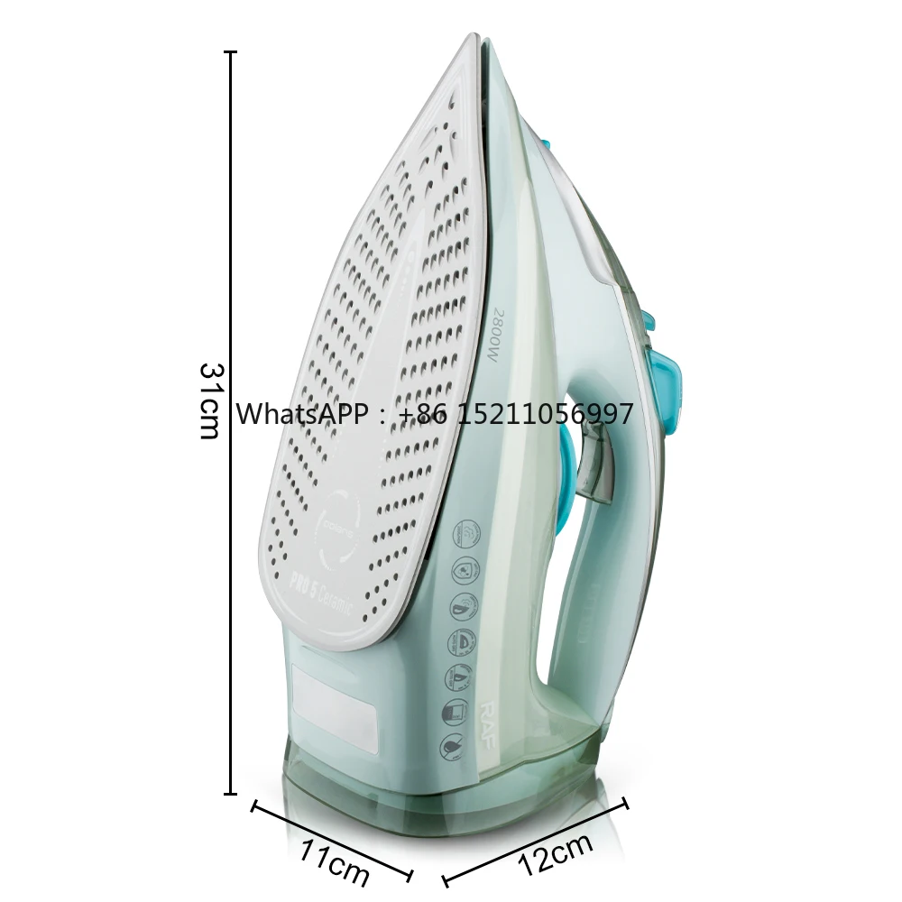 Soleplate Electric Cordless Steam Iron for Household Top quality Multi-function Handheld Professional Ceramic
Soleplate Electric Cordless Steam Iron for Household Top quality Multi-function Handheld Professional Ceramic