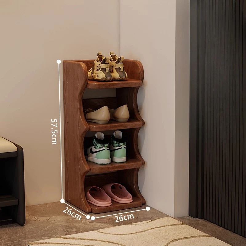 Small Space Shoe Rack Solid Wood Multi-Tier, Narrow Slim Design for Home Entryway - Space Saving Storage Shelf, Easy Assembly
Small Space Shoe Rack Solid Wood Multi-Tier, Narrow Slim Design for Home Entryway - Space Saving Storage Shelf, Easy Assembly