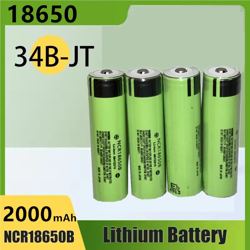 3.7 v 2000 mah 18650 Lithium Battery NCR18650B Discharge 20A Rechargeable Battery For flashlight torch batteries
3.7 v 2000 mah 18650 Lithium Battery NCR18650B Discharge 20A Rechargeable Battery For flashlight torch batteries