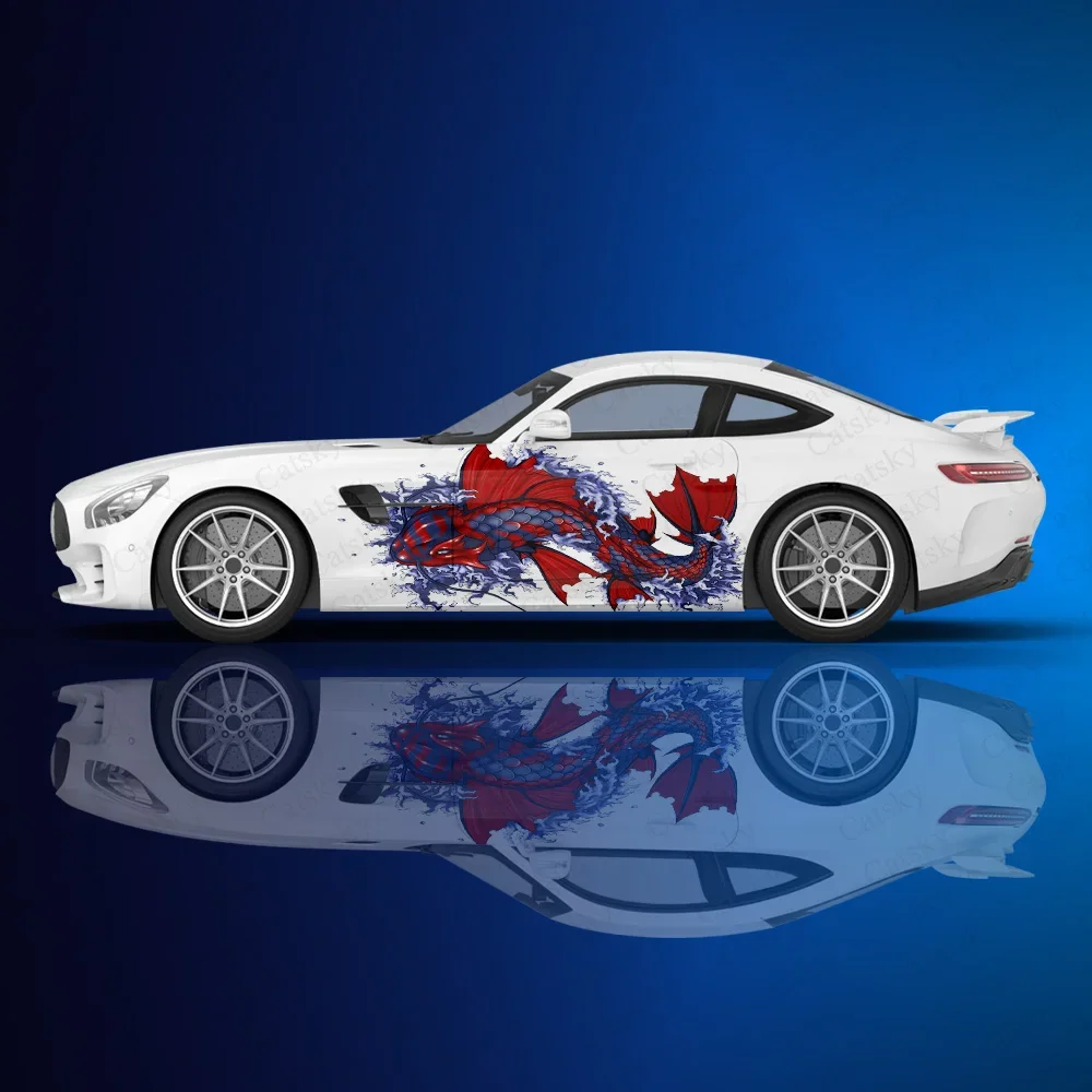 Goldfish carp Flowers waves Car Decal Graphics Vinyl decal Cover Pattern Packaging Decal custom DIY design Decal Stickers
Goldfish carp Flowers waves Car Decal Graphics Vinyl decal Cover Pattern Packaging Decal custom DIY design Decal Stickers