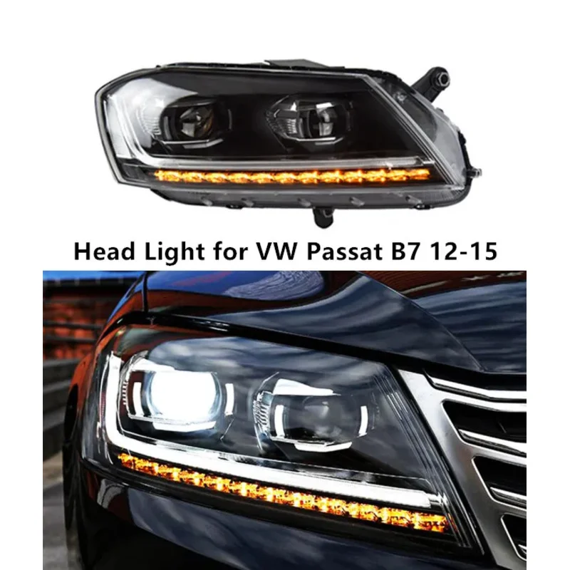 Светодиодная фара для VW Passat B7, дневные ходовые указатели поворота, головной свет 2012-2015, линза проектора дальнего света
Светодиодная фара для VW Passat B7, дневные ходовые указатели поворота, головной свет 2012-2015, линза проектора дальнего света