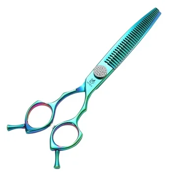 Fenice 7.25 Inch Professional Diamonds Screw Curved Chunker Scissors Pet Dog Grooming Shears JP440C Thinning Shears for Dogs
Fenice 7.25 Inch Professional Diamonds Screw Curved Chunker Scissors Pet Dog Grooming Shears JP440C Thinning Shears for Dogs