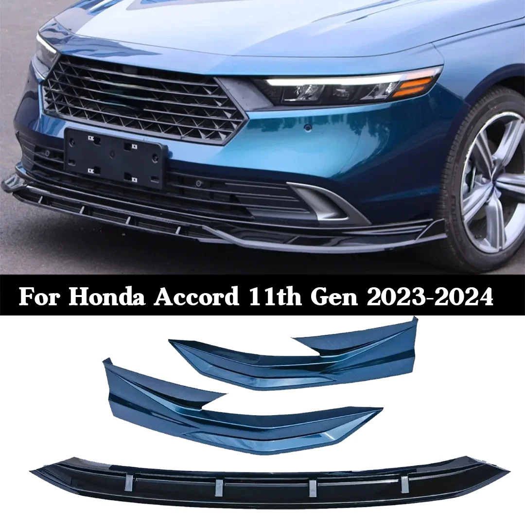 For Honda Accord 11thGen 2023-2024Front Bumper Lip Splitter, Carbon Fiber Look Sport Style BodyKit Bumper Guard Auto Accessories
For Honda Accord 11thGen 2023-2024Front Bumper Lip Splitter, Carbon Fiber Look Sport Style BodyKit Bumper Guard Auto Accessories