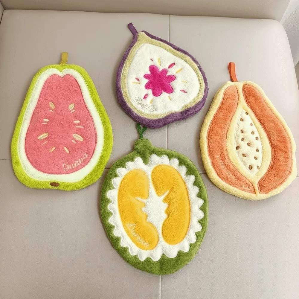 Coral Fleece Fruit Shaped Hand Towel Fast Drying Soft Plush Handkerchiefs Dry Hands Instantly Thick Papaya Hanging Towel
Coral Fleece Fruit Shaped Hand Towel Fast Drying Soft Plush Handkerchiefs Dry Hands Instantly Thick Papaya Hanging Towel