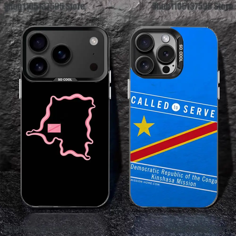 Democratic Republic Congo Flag Phone Case For iPhone 16,15,14,13,12,11,Pro,XS,Max,Plus,Mini,SE4,E Black Matte Shockproof Cover 
Democratic Republic Congo Flag Phone Case For iPhone 16,15,14,13,12,11,Pro,XS,Max,Plus,Mini,SE4,E Black Matte Shockproof Cover