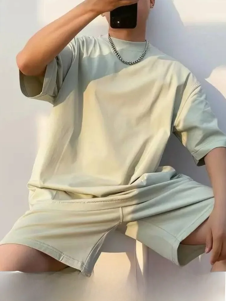 Ameika Style Cotton Distressed Wash Summer Men Women Fashion High Street Short Sleeve Shorts Set Trendy Couple Outfit
Ameika Style Cotton Distressed Wash Summer Men Women Fashion High Street Short Sleeve Shorts Set Trendy Couple Outfit