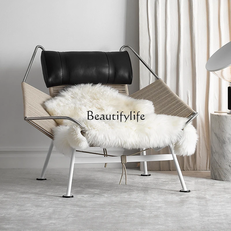 Italian Flag Rope Chair Nordic Single Bedroom Leisure Chair Recliner Light Luxury Modern Minimalist Designer
Italian Flag Rope Chair Nordic Single Bedroom Leisure Chair Recliner Light Luxury Modern Minimalist Designer