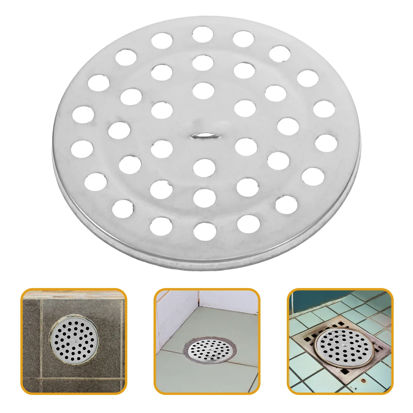 Stainless Steel Round Drain Covers Anti-Blocking Floor Drain Strainer Covers Kitchen Bathroom Shower Sink Hair Catcher Filter
Stainless Steel Round Drain Covers Anti-Blocking Floor Drain Strainer Covers Kitchen Bathroom Shower Sink Hair Catcher Filter