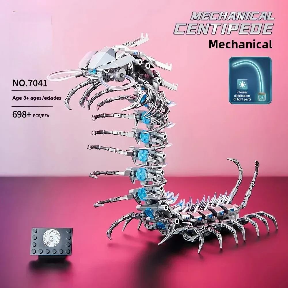 Mechanical lantern Fish Model 7041Technical Series Mechanical Centipede Building Blocks Brick Model Toys for Holiday Kids Gifts
Mechanical lantern Fish Model 7041Technical Series Mechanical Centipede Building Blocks Brick Model Toys for Holiday Kids Gifts