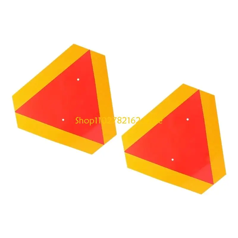 547B 2pcs Reflective Triangle Warning Signs Slow Moving for Agricultural Use
547B 2pcs Reflective Triangle Warning Signs Slow Moving for Agricultural Use