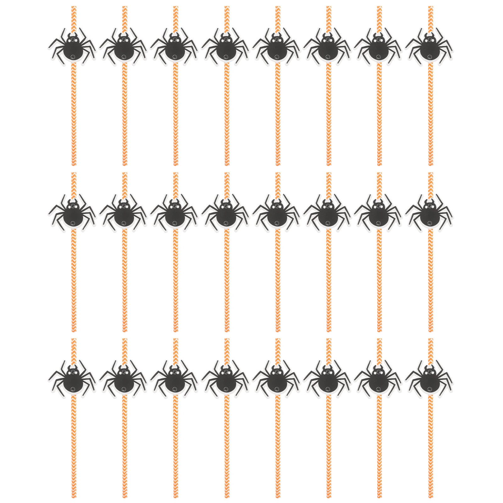 24 Pcs Spider Straws Halloween Decorations Drinking Paper Straws for Cocktails Cake Decor Party Supplies Unique Fun Photo Props
24 Pcs Spider Straws Halloween Decorations Drinking Paper Straws for Cocktails Cake Decor Party Supplies Unique Fun Photo Props