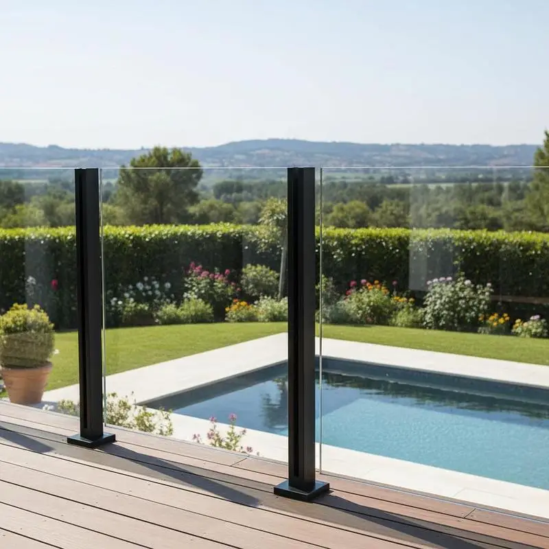 Free Shipping-Glass Balustrade Post 41.34" Height For Balcony Garden Deck, 0.39"-0.47" Tempered Glass Compatible Square Support
Free Shipping-Glass Balustrade Post 41.34" Height For Balcony Garden Deck, 0.39"-0.47" Tempered Glass Compatible Square Support