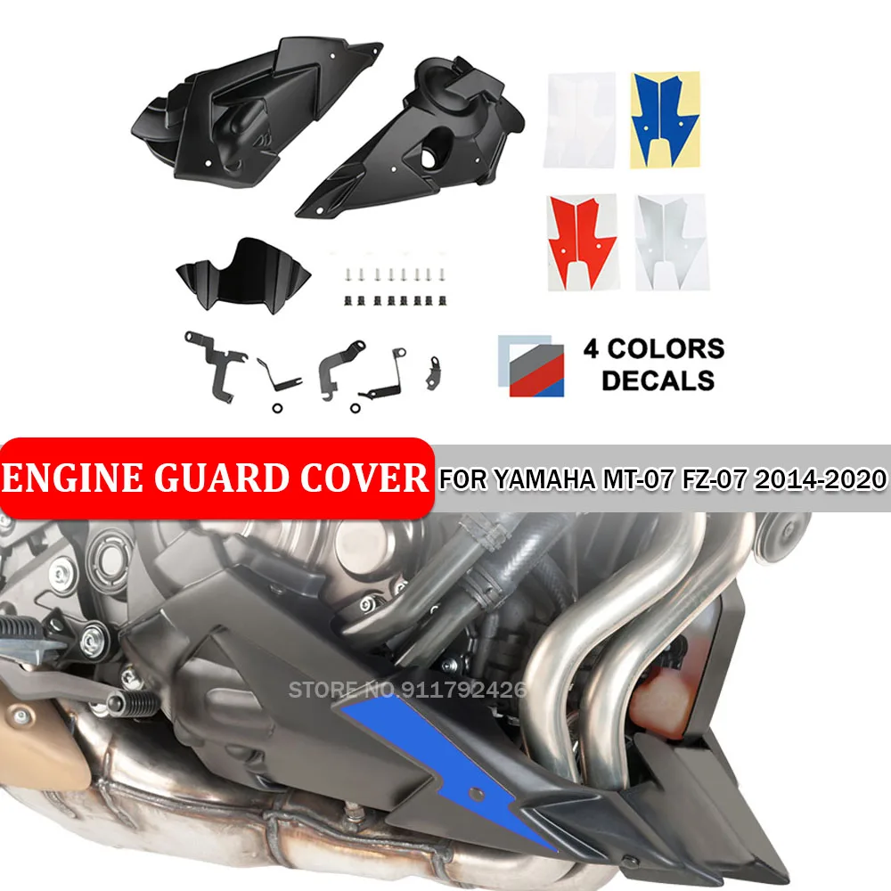 Motorcycle Engine Spoiler Guard Lower Body Belly Pan Fairing Frame Protection Kits For YAMAHA MT FZ07 MT-07 FZ-07 2020 2014-2019
Motorcycle Engine Spoiler Guard Lower Body Belly Pan Fairing Frame Protection Kits For YAMAHA MT FZ07 MT-07 FZ-07 2020 2014-2019