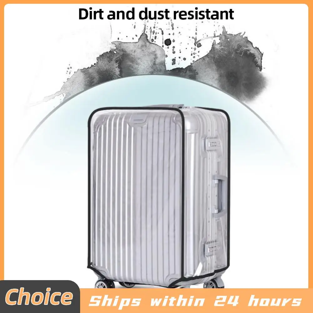 Прозрачный чехол для защиты багажа 18-30 дюймов, водонепроницаемый чехол для чемодана, чехол для чемодана на колесиках, пылезащитный чехол
Прозрачный чехол для защиты багажа 18-30 дюймов, водонепроницаемый чехол для чемодана, чехол для чемодана на колесиках, пылезащитный чехол